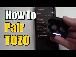 How to PAIR your TOZO Earbuds to Honor Phone (Android Tutorial)