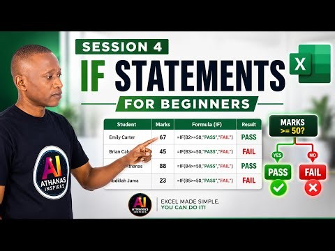 Excel Session 4: IF Statements for Beginners