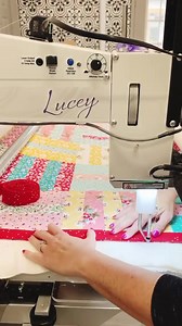 22K views · 212 reactions | #APQS Lucey can do more than meets the eye! Have you ever used your longarm to attach binding to a quilt? Thanks to Jenae A. for sharing this video of her working on this quilt for her customer Kathleen. | APQS | Facebook