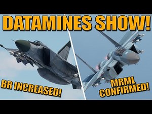 DATAMINES SHOW MiG-25PD BR CHANGED! EXTRA AIM-120's for the GOLDEN EAGLE! - War Thunder