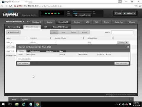 EdgeRouter Configuration - Block Outbound Traffic By Port