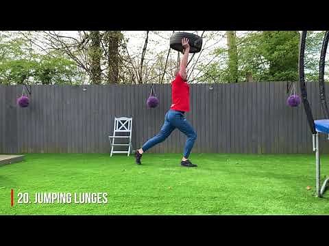 Tyre workout- 50 Exercises!!