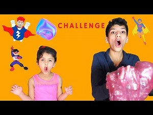 Ansel and Amelia Superhero Slime Challenge | Mixing all my Store-Bought Slime | Educational Videos