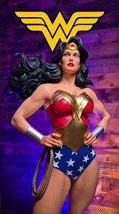 💫 Wonder Woman 💫 has arrived! This statue is so detailed, from the skin to the shiny, shiny paint!