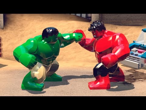 Hulk VS Red Hulk LEGO Marvel Super Heroes MOD