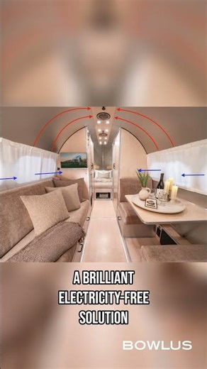 Bowlus Thermosiphon: Cool Airflow of the Past & Future! #shorts