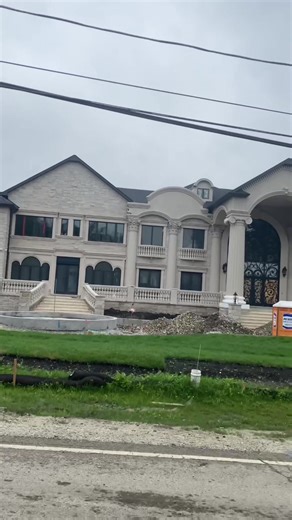 Mansion in the making. Do you like the two grand entrances? #illinois #realestate #luxury
