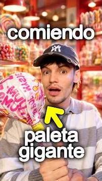 ASMR comiendo la PALETA más grande del mundo #ASMR #comedia #asmrsounds #relax #satisfying