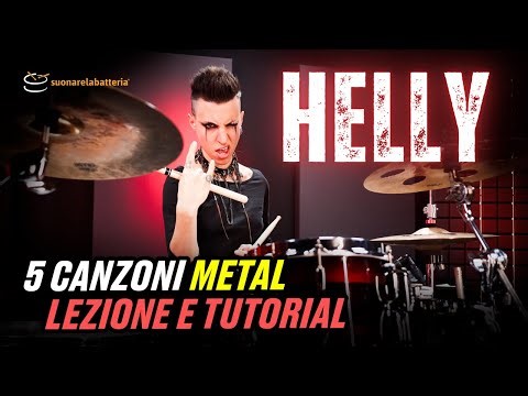 5 METAL SONGS (Part 2 - Tutorial and Lesson) with Helly Drummer