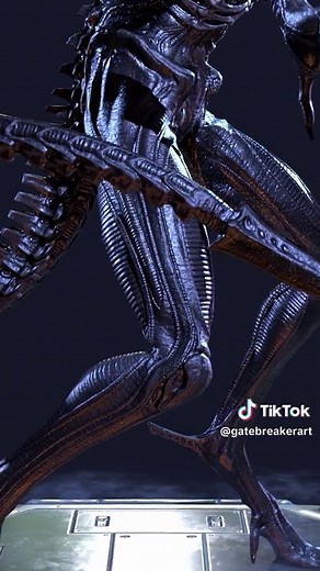 Xenomorph 3D Model I made! - Giger definitely made a huge impact on me as an artist and hopefully this shows the love I have for this design and his work. - I hope you guys enjoy it as well! - Link to the portfolio pieces page on ArtStation here: https://www.artstation.com/artwork/Alx2lo - #xenomorph #3dmodeling #3dcharactermodeling #zbrush #alien #3dart #3dartist