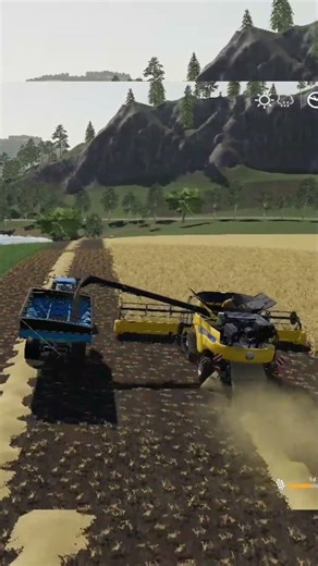 Perfect synchronization on the farm! 🚜💨" #fs25 #farming #fs19 #fs22