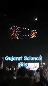 Dancing lights in the sky ✨ 😍 #dronevideo #drone #droneshow #sciencecity #science