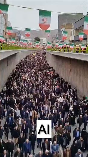 @tweetnewsofficial | When you can’t fill the streets, you fill the prompt! IRGC’s Fars News is using AI to boost rally numbers. Digital crowds for a fading... | Instagram