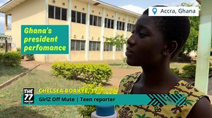 Are Ghanaian teens happy with the president's performance?
