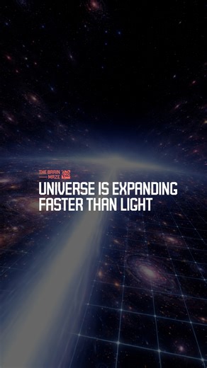 The Universe Is Expanding Faster Than Light - Because space itself is expanding faster than light at great distances, there are regions of the universe from which light sent today will never, ever reach us. | The Brain Maze