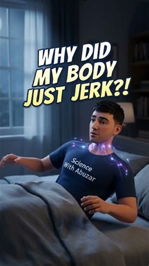 Why Do You Suddenly Jerk Right Before Falling Asleep? #science #facts #amazing