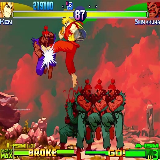 AWESSOME KEN in Street FIghter Alpha 3 Max!