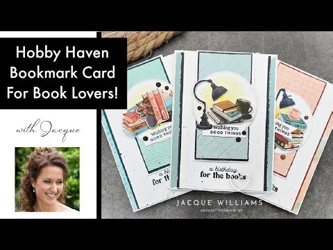 How to Make a Card WITH a Magnetic Bookmark | Hobby Haven Papers | Easy Papercraft Gift Project