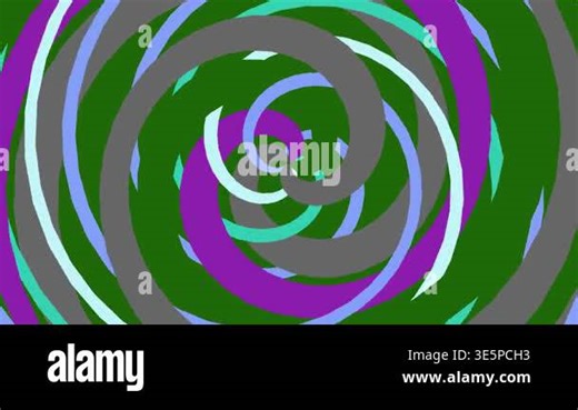 Abstract Swirling Spiral Motion Background Animation Stock Video Footage - Alamy