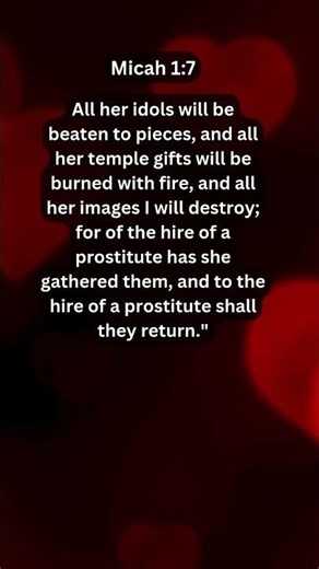 Journey of faith and spiritual growth | Micah 1:7 Daily Bible Verse