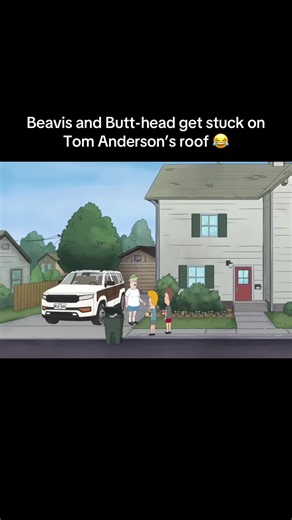 Beavis and Butt-head find themselves stuck on a roof 😂 #beavisandbutthead #beavisandbuttheadedit #trending #clips #funny The neighbor asks Beavis and Butt-Head to sign for two important packages while he is out. Instead of keeping them safe, the boys open the packages and find a crystal bowl. They decide the most fun thing to do would be to climb onto the roof and throw the bowl off to see it shatter. However, once they get up to the roof they realize they accidentally left the bowl downstairs.