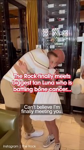 58K views · 373 reactions | What a beautiful man The Rock is! Sending love and get well wishes to Luna.  | Heart | Facebook