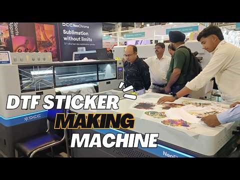 DTF Sticker Making Machine 🔥 Full Process DTF Printing Machine Demo 2026
