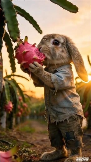 Lop rabbit don't have dragon fruit so his friend.....#shortsfeed #shortvideo #shorts