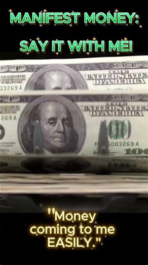 Say This 10 Times & Watch Money Flow In 🤑💰 (Money Manifestation Chant)