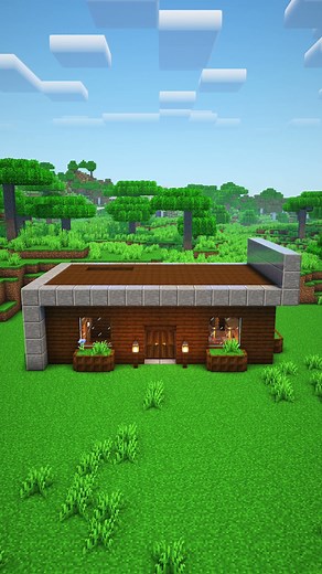 Minecraft Oak House #minecraft