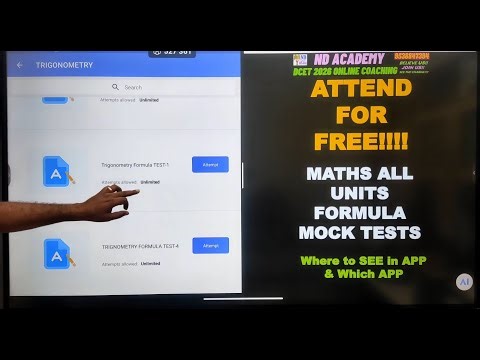 maths free formula mock tests