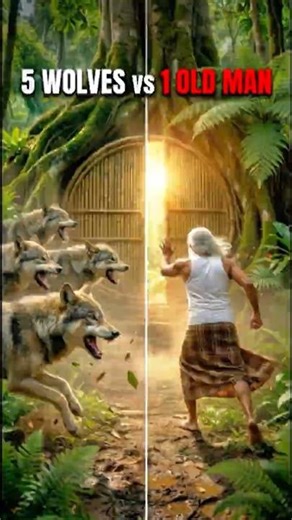 5 Wolves Chased Him — What He Found Underground Left Everyone Speechless