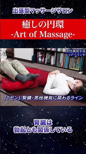 腎臓は勃起とも関係している【癒しの円環-Art of Massage-】