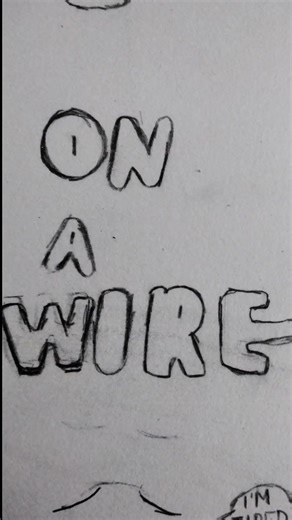 two birds on a wire #drawing #sketch #art