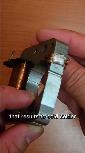 Restoring the shading coil of a SHADED POLE MOTOR. #acmotor #shadedpole #experiment #diy