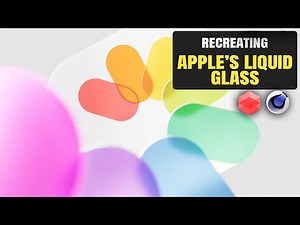 Recreating Apple's Liquid Glass Animation – Cinema4D&Redshift Tutorial