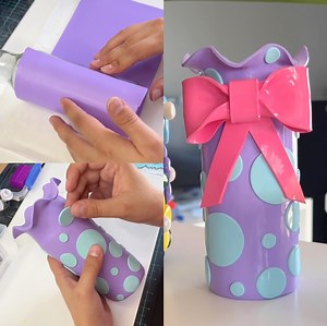 6.2M views · 19K reactions | Let's create a Colorful Vase !  | Simple | Facebook