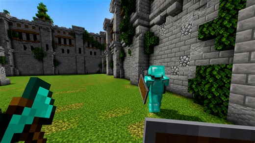 Learning combat mechanics with axes and shields