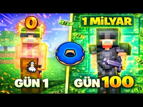 Donut SMP’te 1 MİLYAR PARA KASTIM !! | Zero to Hero #2
