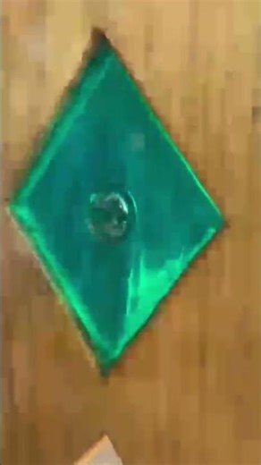 Transparent Diamond Wooden Suncatcher