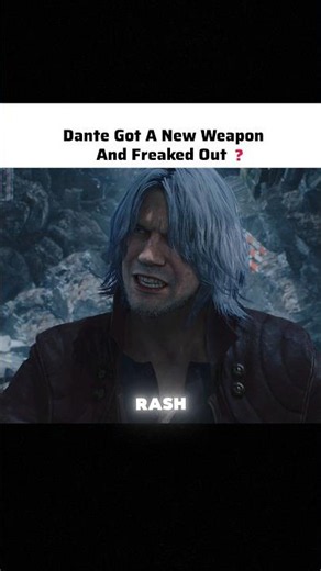 Dante Got A New Weapon... And Freaked Out & DMC5 😳 #shorts #dmc #ytshorts #gamingshorts