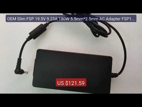 OEM Slim FSP 19.5V 9.23A 180W 5.5mm*2.5mm AC Adapter FSP180-AJ... — Best Buy 2026 | Great Quality!