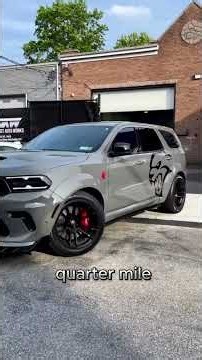 Dodge Durango SRT Hellcat The 710 HP 3 Row Muscle SUV!