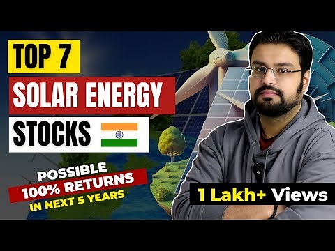 Top 7 Solar Energy Stocks In India To Buy In 2025 | Best Solar Energy stocks in India 🇮🇳