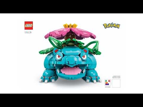 LEGO 72153 Instructions | Pokemon | Venusaur | Venusaur, Charizard and Blastoise | Sculptures