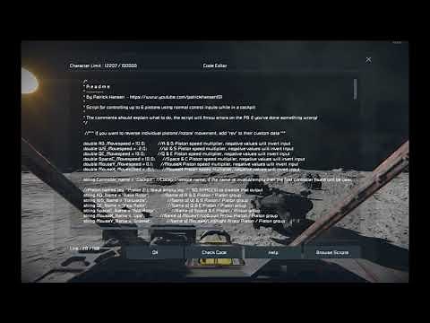 Controlling Rotors and Pistons with normal cockpit controls