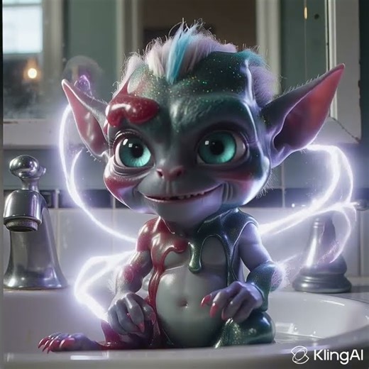 ✨ When Your Toothpaste Comes Alive… #PixelPuffStudios #CuteAI #MagicToothpaste #AIAnimation