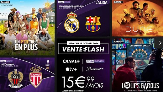 Canal  : plus que quelques heures pour profiter de cette offre à 15,99 euros par mois