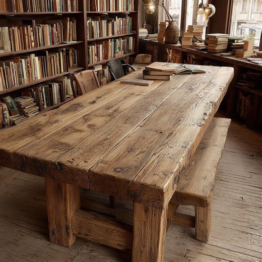 Farmhouse Live Edge Table, Handmade Rustic Solid Walnut Dining Table, Wooden Table, Handmade Rustic Live Edge Walnut Dining Table - Etsy