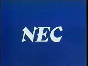 NEC Logo Blue and White